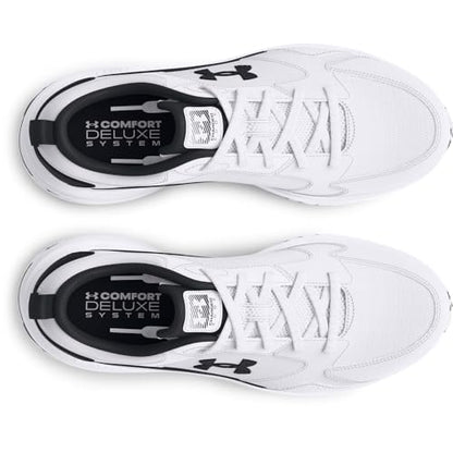 Under Armour Men's Charged Edge, (101) White/White/Black, 11, US