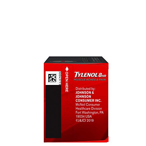 Tylenol 8 HR Muscle Aches & Pain, Pain Relief from Aches and Pain, 650 mg, 24 ct.