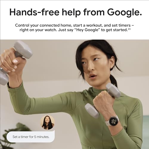 Google Pixel Watch 2 (Previous Model) with the Best of Fitbit - Heart Rate Tracking, Stress Management, Safety Features - Android Smartwatch - Matte Black Aluminum Case - Obsidian Active Band - LTE