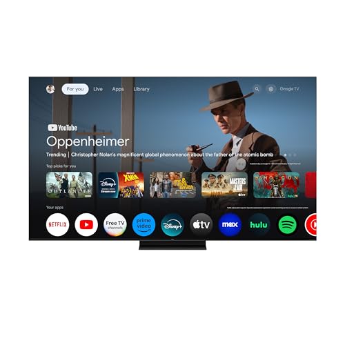 TCL 55-Inch Class QM7K Series QD-Mini LED 4K UHD Google Smart TV Best Premium Mini-LED TV - QLED, 144hz, 240hz Gaming Rate, Anti-Reflective Screen, Bang & Olufsen Audio, Atmos (55QM7K, 2025 Model)