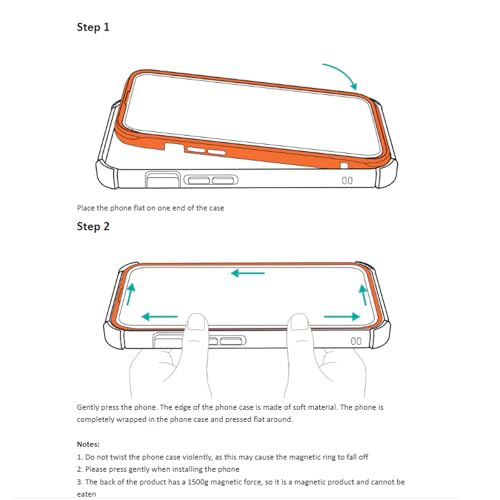 ESR for iPhone 16 Pro Max Case, Compatible with MagSafe, Shockproof Military-Grade Protection, Magnetic Phone Case for iPhone 16 Pro Max 6.9 inch, Clear