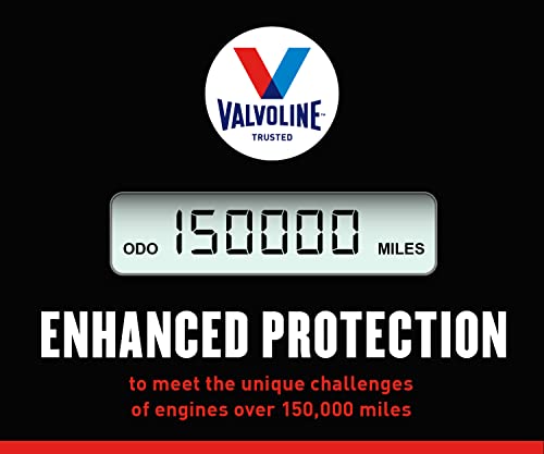 Valvoline High Mileage 150K with Maxlife Plus Technology Motor Oil SAE 5W-30 5 QT