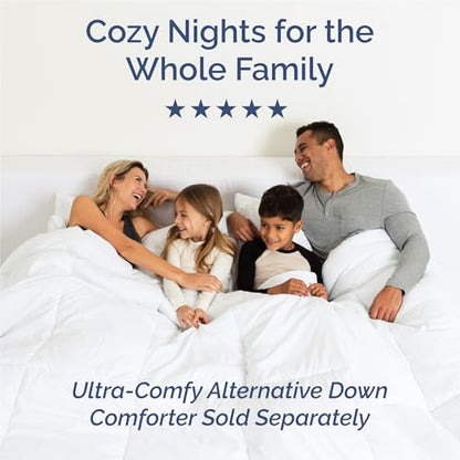 Full Size 4 Piece Sheet Set - Comfy Breathable & Cooling Sheets - Hotel Luxury Bed Sheets for Women & Men - Deep Pockets, Easy-Fit, Extra Soft and Wrinkle Free Sheets - White Oeko-Tex Bed Sheet Set