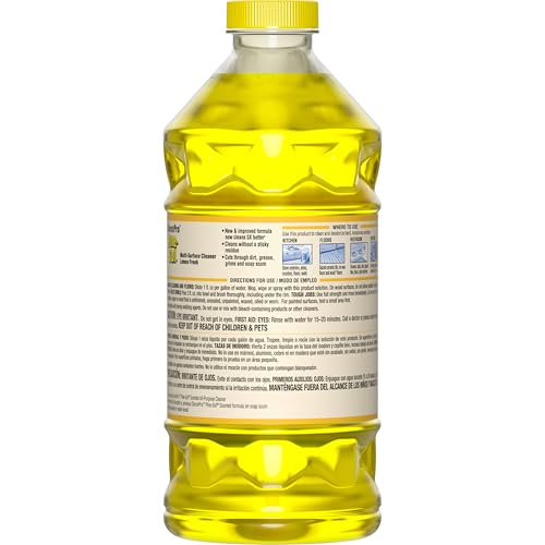 CloroxPro Pine-Sol Multi-Surface Cleaner, All Purpose Cleaner, Lemon Fresh, 40 Fluid Ounces (Package May Vary)