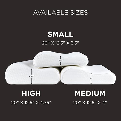 Tempur-Pedic TEMPUR Neck Pillow, Small Profile, White