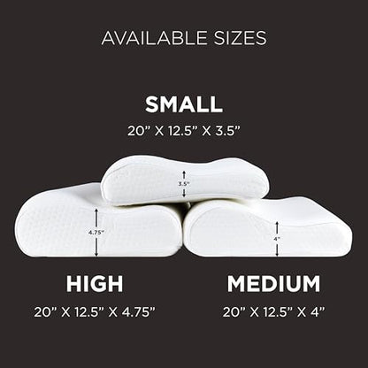 Tempur-Pedic TEMPUR Neck Pillow, Small Profile, White