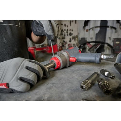 Ingersoll Rand 2236QTIMAX-2 DXS2 1/2" Air Impact Wrench, 2" Extended Anvil, Quiet, 1500 ft-lb Torque, Titanium Hammercase, Friction Ring Retainer, Pistol, Interchangeable Anvil, Multi-functional Tool