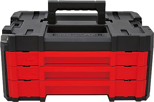 CRAFTSMAN Mechanics Tool Set, 230-Piece Hand Tool and Socket Set with 3-Drawer Tool Box (CMMT45305)
