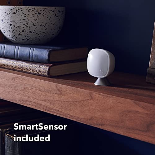 ecobee Smart Thermostat Premium with Siri and Alexa and Built in Air Quality Monitor and Smart Sensor with SmartSensor for Doors and Windows 2-Pack, White