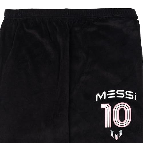 Messi Boys Lifestyle Long Sleep Pant, Standard Fit Pajama Bottoms, Comfortable Sleepwear