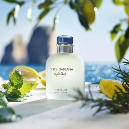 Dolce & Gabbana Light Blue Pour Homme, Eau De Toilette Spray, For Men - 200 ml / 6.7 fl.oz