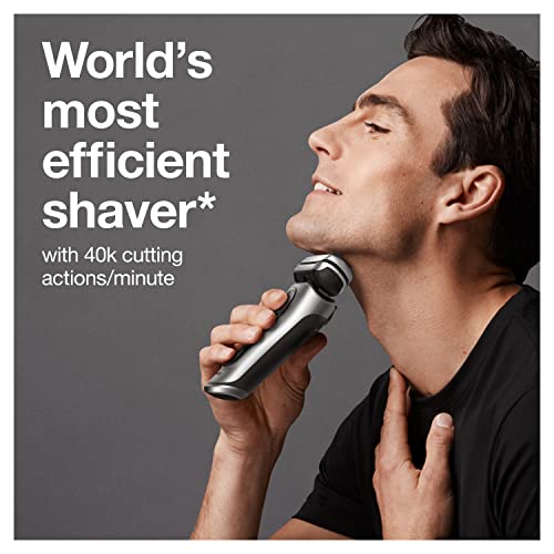 Braun Series 9 9370cc Rechargeable Wet & Dry Men's Electric Shaver with Clean & Charge Station