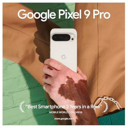 Google Pixel 9 Pro - Unlocked Android Smartphone with Gemini, Triple Rear Camera System, 24-Hour Battery, and 6.3" Super Actua Display - Obsidian - 512 GB