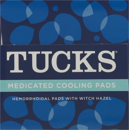 TUCKS Medicated Cooling Pads, 100 Count – Pads with Witch Hazel, Cleanses Sensitive Areas, Protects from Irritation, Hemorrhoid Treatment, Medicated Pads Used By Hospitals