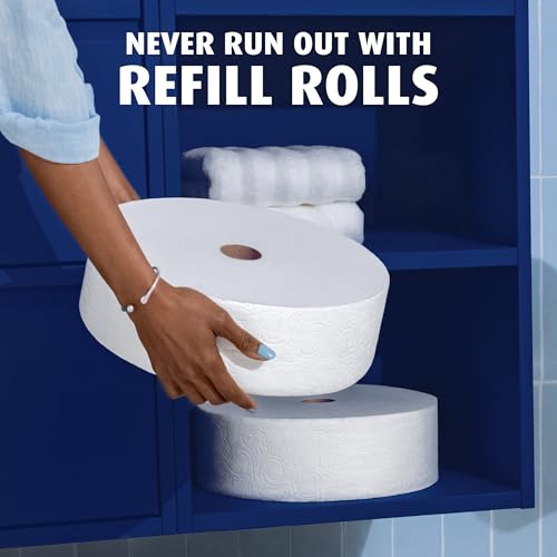 Charmin Toilet Paper Ultra Soft, Forever Roll Starter Kit, 1 Holder, 2 Rolls, 2-ply Bath Tissue