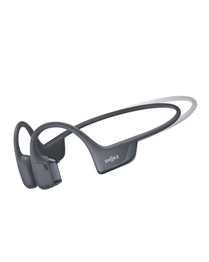 SHOKZ New OpenRun Pro 2 - Open-Ear, Bone Conduction Sport Headphones - with Reflective Strip - Sweat Resistant, Workout Headphones - Secure, Wireless, Comfortable Fit-Deep Bass and Smart Mic App
