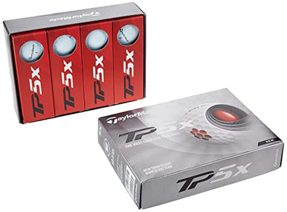 TaylorMade 2021 TP5x 2.0 Golf Balls White