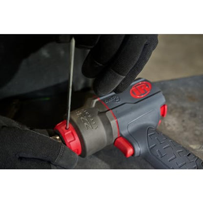 Ingersoll Rand 2236QTIMAX-2 DXS2 1/2" Air Impact Wrench, 2" Extended Anvil, Quiet, 1500 ft-lb Torque, Titanium Hammercase, Friction Ring Retainer, Pistol, Interchangeable Anvil, Multi-functional Tool