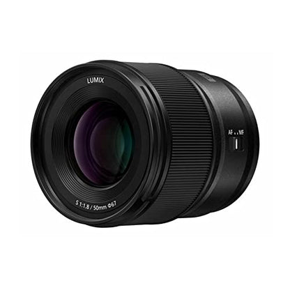 Panasonic LUMIX S Series Camera Lens, 50mm F1.8 L-Mount Interchangeable Lens for Mirrorless Full Frame Digital Cameras, S-S50 Black