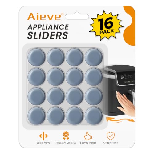 Aieve Appliance Slider, 16 Pcs Self Adhesive Appliance Rollers