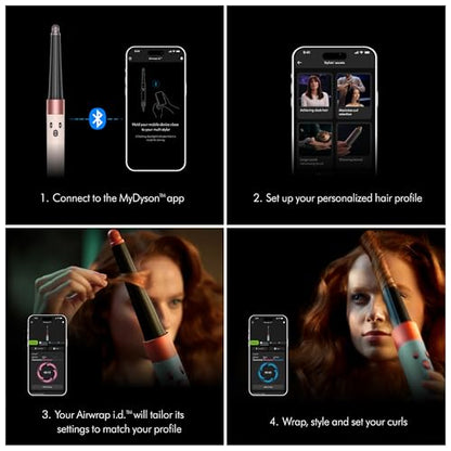 Dyson Airwrap i.d. Multi-Styler, Allure Winner, Bluetooth Connected, No Heat Damage, 6-in-1 Versatility, Intelligent Hair Styler