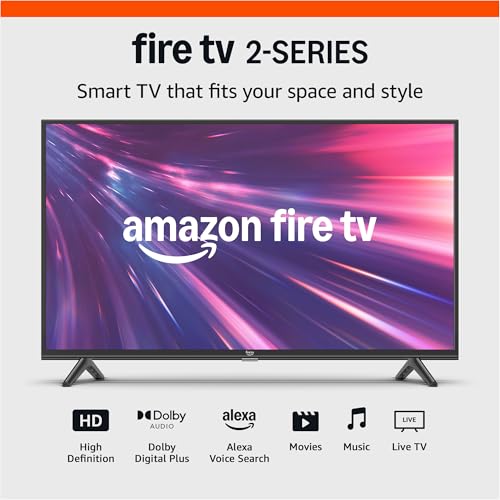 Amazon Fire TV 40" 2-Series, HD smart TV with Fire TV Alexa Voice Remote, stream live TV without cable