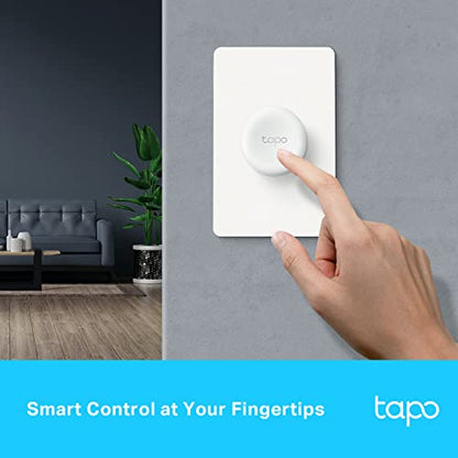 TP-Link Tapo Smart Button | Wireless Remote Dimmer Switch | 3-Way Control | Tap & Rotate | Tapo HUB Required | 1+ Year Battery Life