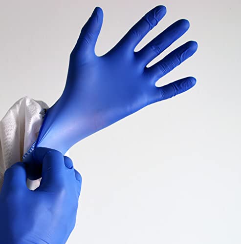 Inspire Nitrile Exam Gloves | THE ORIGINAL Quality Stretch Nitrile, Cobalt Blue | 4.5 Gloves Disposable Latex Free Medical EMT (Large (Pack of 1000), Case Of 1000)