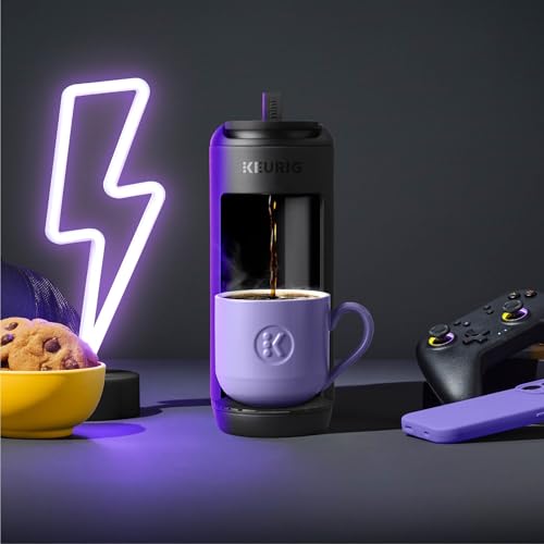 Keurig K-Mini Mate Single Serve K-Cup Pod Coffee Maker, Brews Up to 12 oz Cup, Compact Portable Coffee Machine for Small Spaces, Great For Dorms & Offices, Black