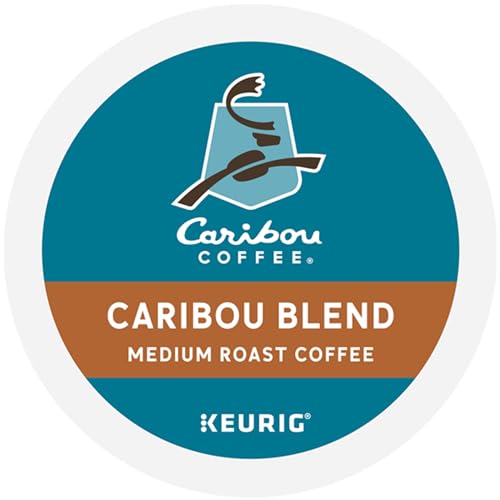 Caribou Coffee Caribou Blend Keurig Single-Serve K-Cup Pod, Medium Roast Coffee, 96 Count
