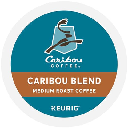 Caribou Coffee Caribou Blend Keurig Single-Serve K-Cup Pod, Medium Roast Coffee, 96 Count