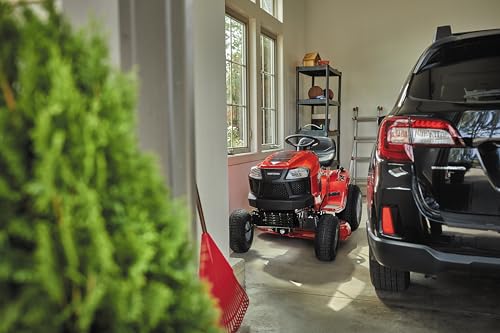 Craftsman 36" Gas Riding Lawn Mower with 11.5 HP* Briggs and Stratton Single-Cylinder Engine, Gas Lawn Tractor with 7-Speed Transmission, Red/Black