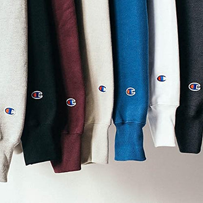 Champion Mens Hoodies Big and Tall - Embroidered Pullover Fleece Sweatshirt Charcoal Heather