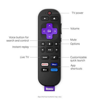 Roku Smart TV 2025 – 65-Inch Plus Series, Mini-LED TV – RokuTV with Enhanced Voice Remote – Flat Screen 4K QLED Television with Dolby Vision & Wi-Fi for Streaming Live Local News, Sports