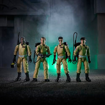 Ghostbusters Plasma Pack O-Ring Action Figure Set, 40th Anniversary 3.75-Inch-Scale (9cm) 4-Pack, Toys for Kids Ages 4 and Up