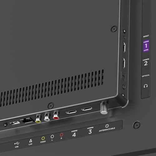 Roku Smart TV – 75-Inch Plus Series 4K QLED RokuTV with Roku Voice Remote Pro, Dolby Vision, Striking 4K Resolution, Automatic Brightness, & Seamless Streaming – Live Local News & Sports