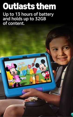 Amazon Fire HD 10 Kids tablet (newest model) ages 3-7 | Bright 10.1" HD screen with included ad-free and exclusive content, robust parental controls, 13-hr battery, 32 GB, Disney Princess