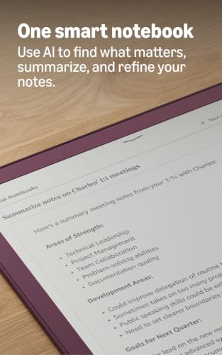 Amazon Kindle Scribe Colorsoft 64GB (newest model) — 11” paper-like color display — Write in notebooks, docs, and books. Read in any light. Pen included - Fig