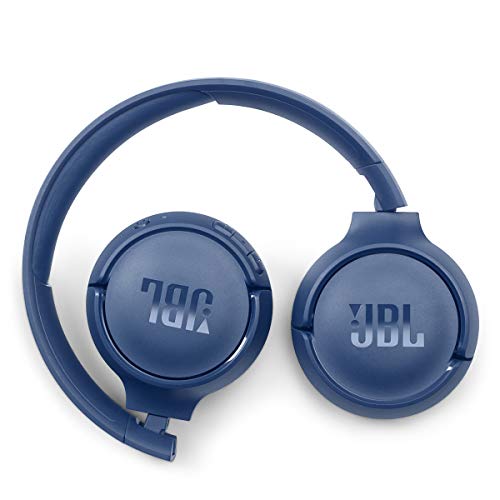 JBL Tune 510BT: Wireless On-Ear Headphones with Purebass Sound - Blue, Medium