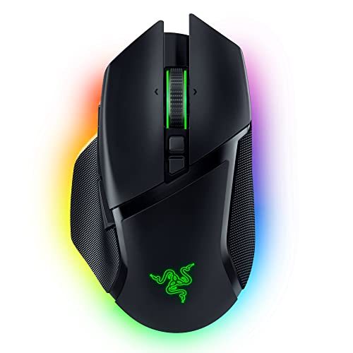 Razer Basilisk V3 Pro Customizable RGB Wireless Gaming Mouse, Black | Optical Switches Gen-3, HyperScroll Tilt Wheel, RGB, 11 Programmable Buttons, Focus Pro 30K Optical Sensor, 150 Hr Battery