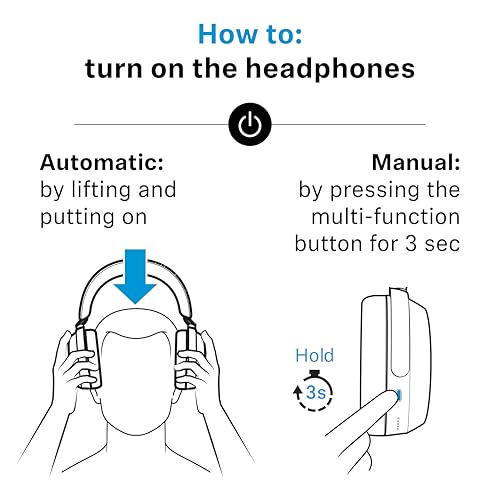Sennheiser Momentum 4 Wireless Noise Cancelling Headphones - Bluetooth Headset for Crystal-Clear Calls with Adaptive Noise Cancellation, Over-Ear Headphones, 60h Battery Life, Folding Design, Brown