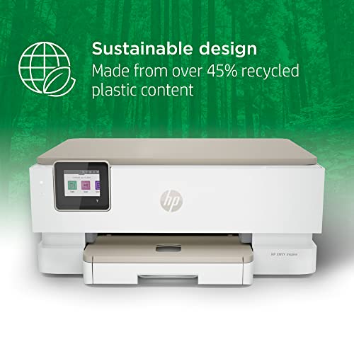 HP ENVY Inspire 7255e Wireless Color Thermal Inkjet Printer, Print, scan, copy, Easy setup,Mobile printing, Best-for-home, 3 month Instant Ink trial included