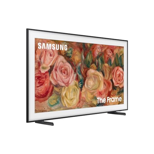 SAMSUNG 55-Inch Class QLED 4K LS03D The Frame Series Quantum HDR Smart TV w/Dolby Atmos, Art Mode, Anti-Reflection, Customizable Frame, Slim Fit Wall Mount with Alexa Built-in (QN55LS03D, 2024 Model)