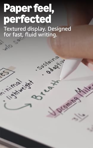 Amazon Kindle Scribe Colorsoft 64GB (newest model) — 11” paper-like color display — Write in notebooks, docs, and books. Read in any light. Pen included - Fig