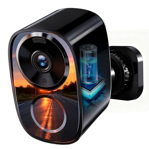 2026 Enhanced 2K UHD Security Cameras Wireless Outdoor – Free Cloud & SD Storage, Dual-Band WiFi 2.4G/5G, Full-Color Night Vision, 6-Month Battery, Motion Alerts, IP66 Weatherproof, 2-Way Talk