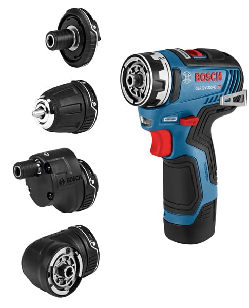 BOSCH GXL12V-270B22 12V Max 2-Tool Combo Kit with Chameleon Drill/Driver Featuring 5-In-1 Flexiclick® System and Starlock® Oscillating Multi-Tool