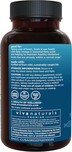 Omega 3 Fish Oil Supplement for Women and Men - 2500 mg Triple Strength Fish Oil Pills with Re-Esterified Omega 3 Fatty Acids including EPA, DHA DPA - 180 Pescatarian-Friendly Softgels