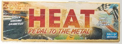 HEAT: Pedal to the Metal Board Game - Intense Car Racing and Strategy Game, Fun Family Game for Kids and Adults, Ages 10+, 1-4 Players, 60 Minute Playtime, Made by Days of Wonder