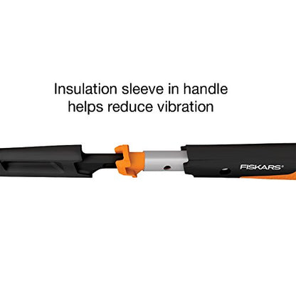 Fiskars Pro IsoCore Wrecking Bar - 30" Hammer, Crow Bar, and Board Bender with Shock Controlled Handle - Building and Fixing Tools - Orange/Black