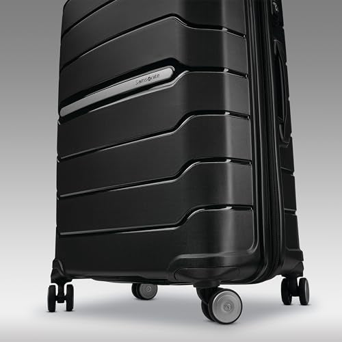 Samsonite Freeform Hardside Expandable with Double Spinner Wheels, Carry-On 21-Inch, Black